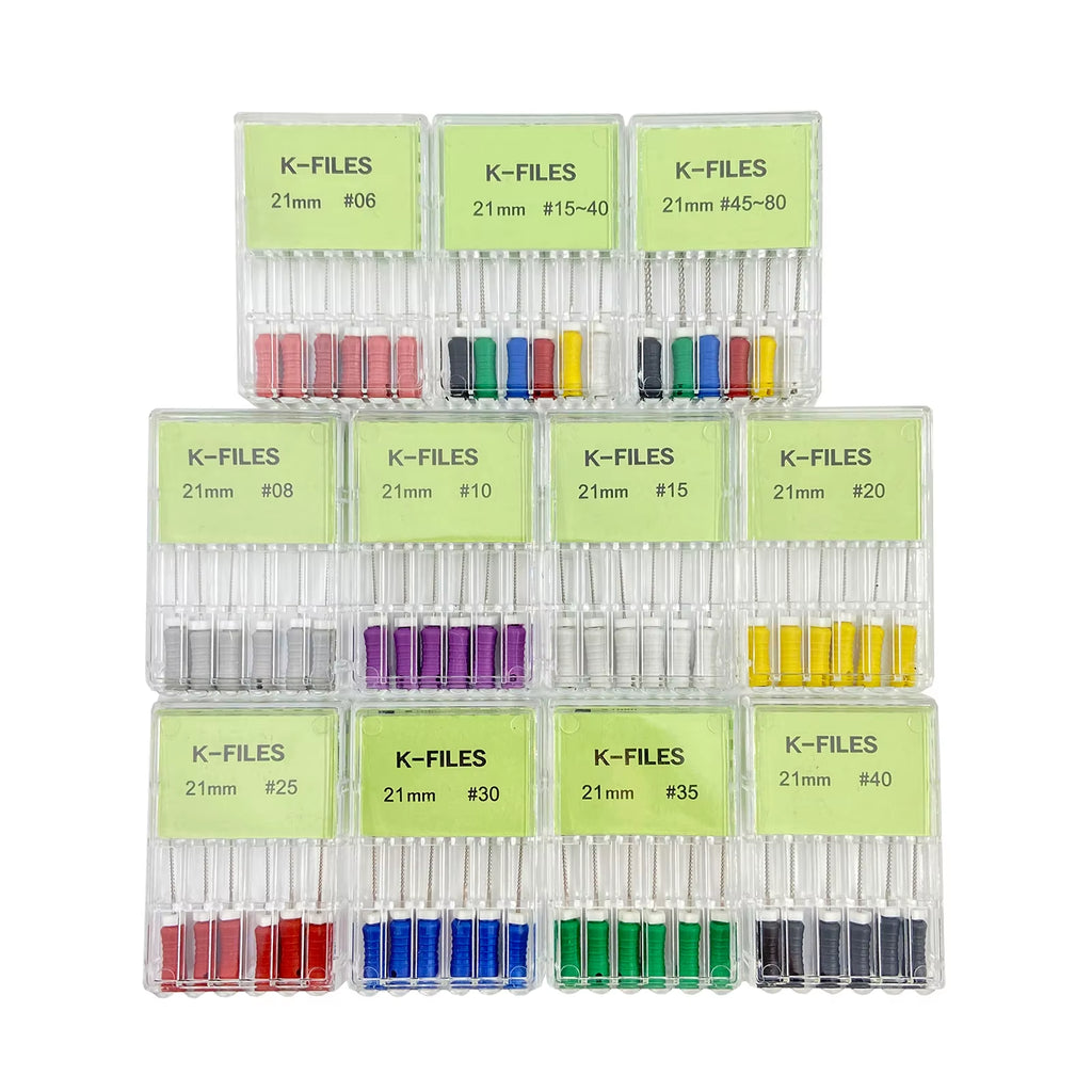 Dental Tools Root Cannal Endo K File 21Mm 25Mm 31Mm Stainless Steel Endodontic Instruments Dentist Dentistry Odontologia