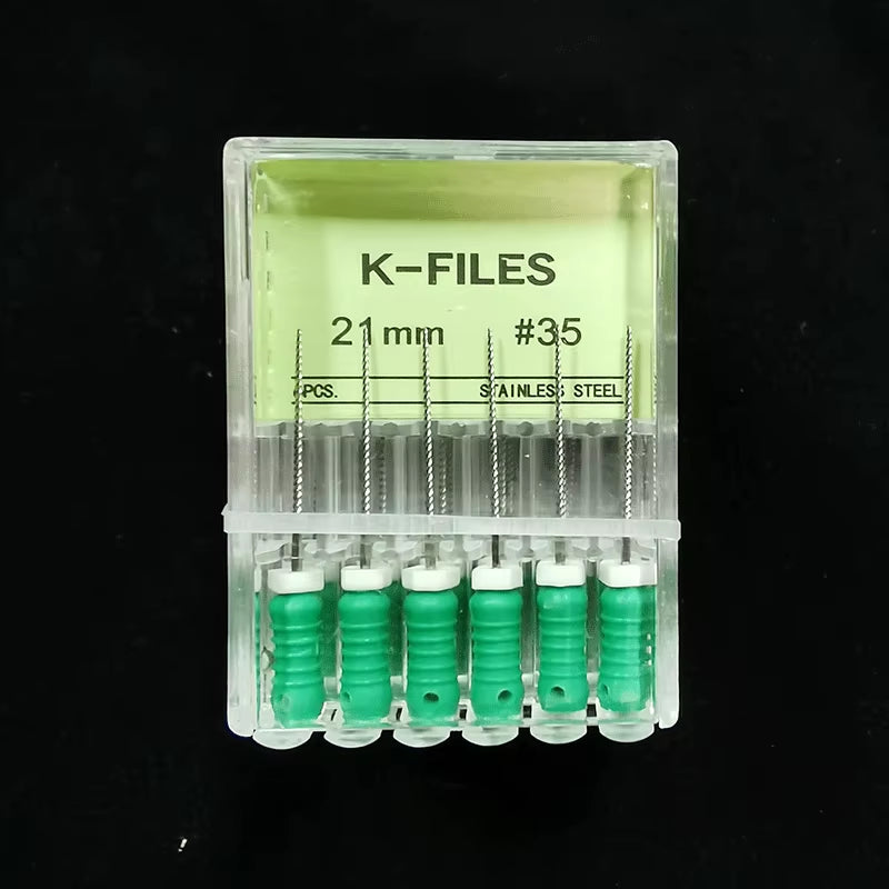 Dental Tools Root Cannal Endo K File 21Mm 25Mm 31Mm Stainless Steel Endodontic Instruments Dentist Dentistry Odontologia