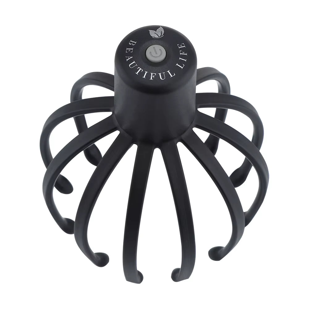 Electric Octopus Claw Scalp Massager Stress Relief Therapeutic Head Scratcher Stress Relief and Hair Stimulation Massage