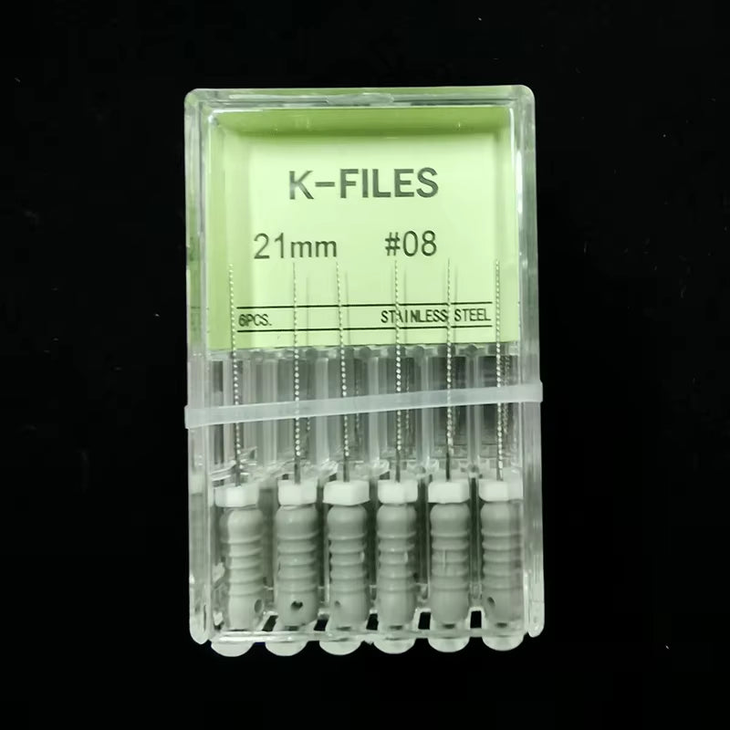 Dental Tools Root Cannal Endo K File 21Mm 25Mm 31Mm Stainless Steel Endodontic Instruments Dentist Dentistry Odontologia