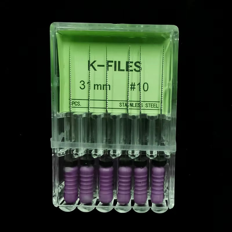 Dental Tools Root Cannal Endo K File 21Mm 25Mm 31Mm Stainless Steel Endodontic Instruments Dentist Dentistry Odontologia