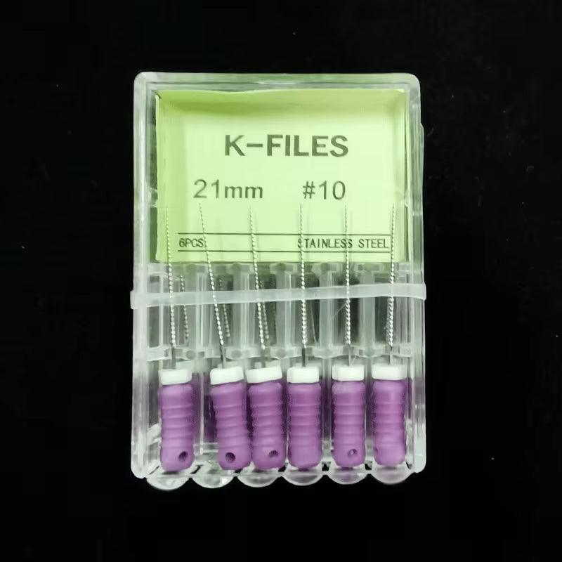 Dental Tools Root Cannal Endo K File 21Mm 25Mm 31Mm Stainless Steel Endodontic Instruments Dentist Dentistry Odontologia