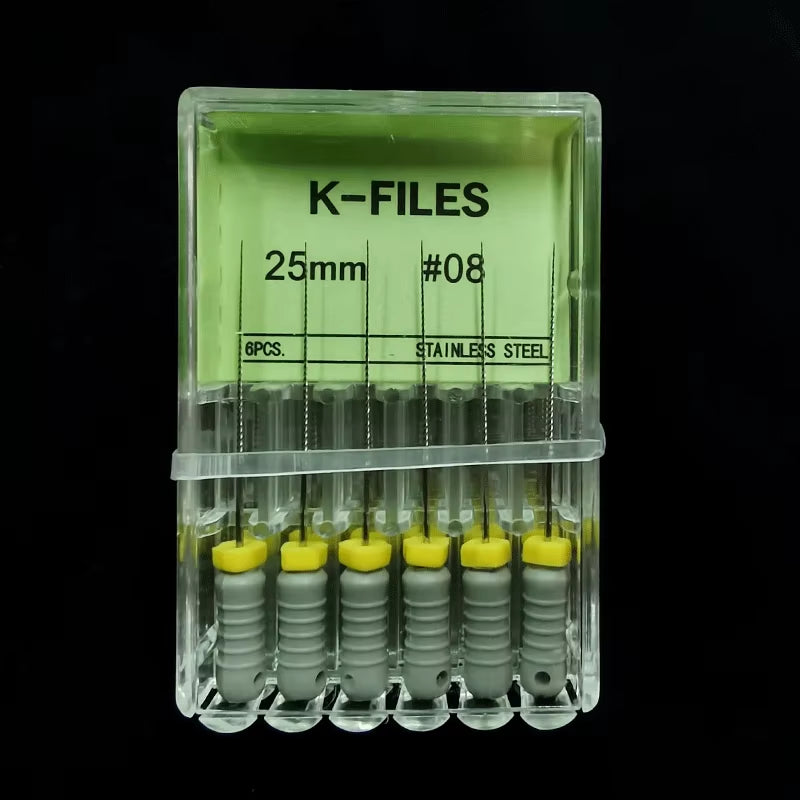 Dental Tools Root Cannal Endo K File 21Mm 25Mm 31Mm Stainless Steel Endodontic Instruments Dentist Dentistry Odontologia