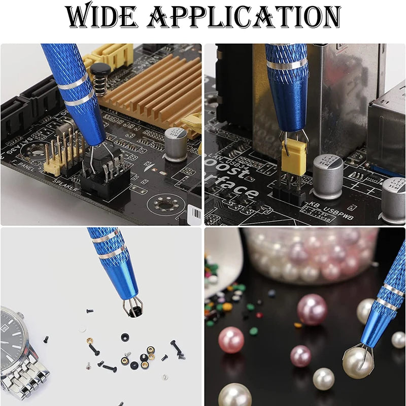 4-Claw IC Chip Extractor Remover Tool Precision Parts Grabber Extractor Pick up Puller for Electronic Component Nuts Repair Tool