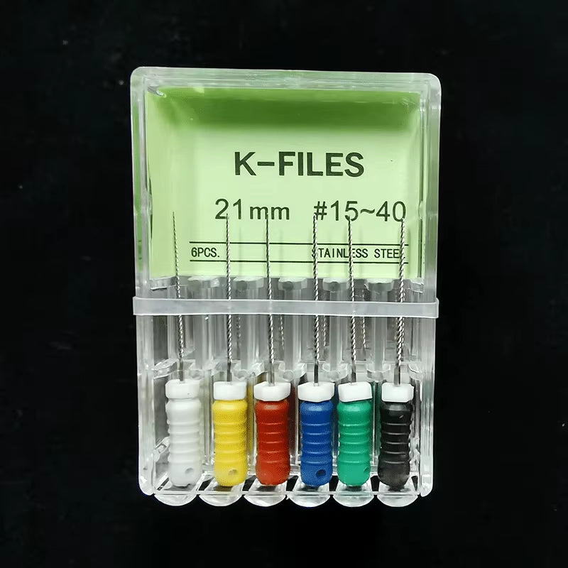 Dental Tools Root Cannal Endo K File 21Mm 25Mm 31Mm Stainless Steel Endodontic Instruments Dentist Dentistry Odontologia