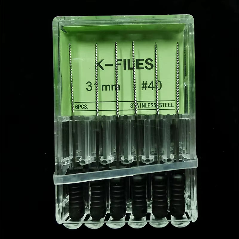 Dental Tools Root Cannal Endo K File 21Mm 25Mm 31Mm Stainless Steel Endodontic Instruments Dentist Dentistry Odontologia