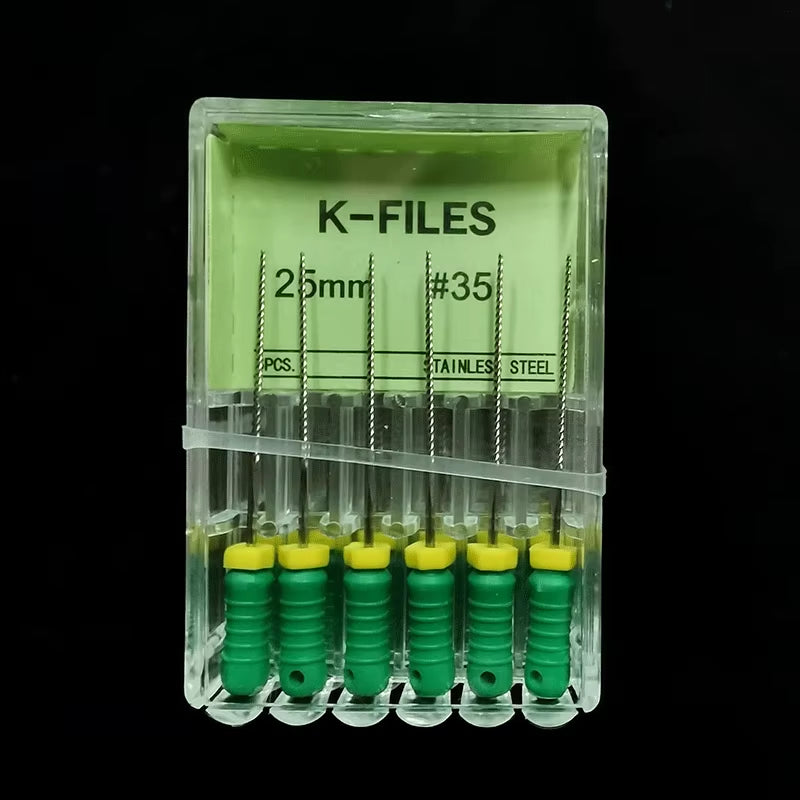 Dental Tools Root Cannal Endo K File 21Mm 25Mm 31Mm Stainless Steel Endodontic Instruments Dentist Dentistry Odontologia