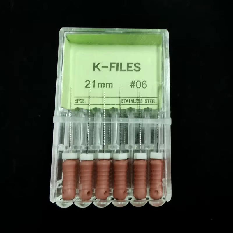 Dental Tools Root Cannal Endo K File 21Mm 25Mm 31Mm Stainless Steel Endodontic Instruments Dentist Dentistry Odontologia