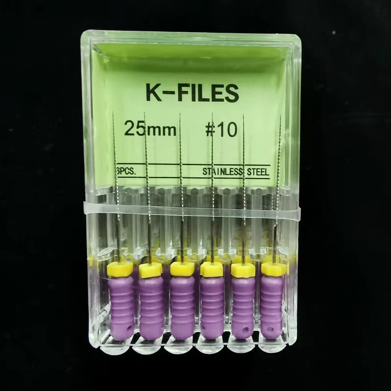 Dental Tools Root Cannal Endo K File 21Mm 25Mm 31Mm Stainless Steel Endodontic Instruments Dentist Dentistry Odontologia
